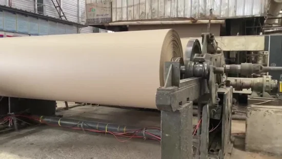 製品機械段ボール包装箱 80 トン クラフト紙機械製造